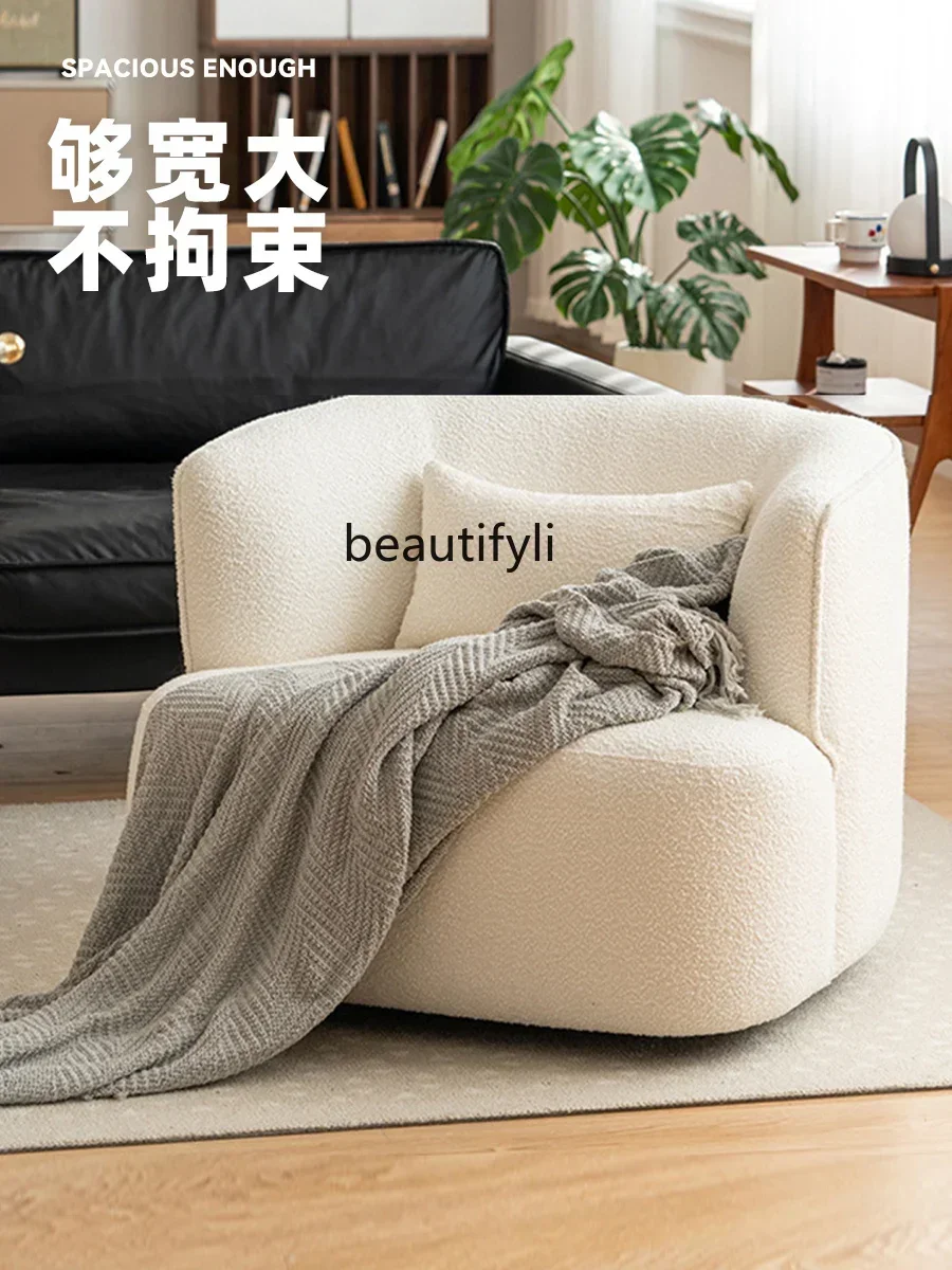 

lt Sofa chair Home living room Balcony Leisure lazy sofa Designer rotating single chair