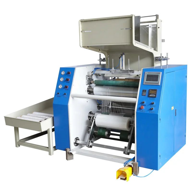 Fts-500 Auto PE Stretch Film Rewinding Machine (CE)