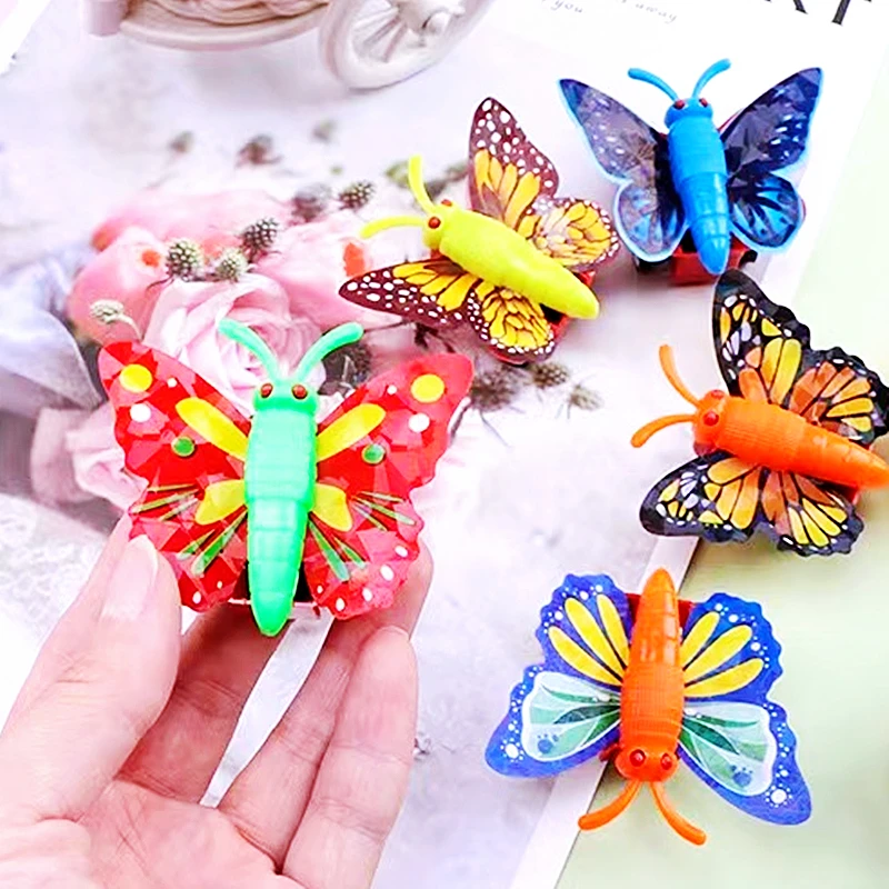 

12Pcs Color Cartoon Butterfly Pull Back Car Children Birthday Party Gift Toys School Classroom Treasure Box Award Carnival Prize