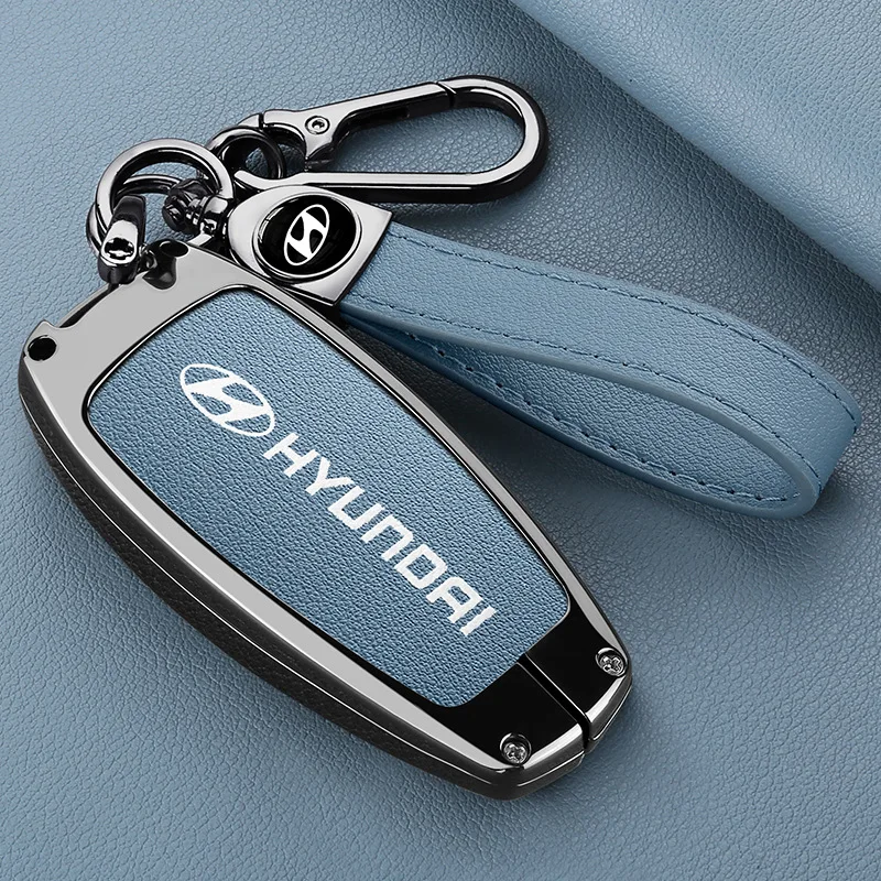 Custodia chiave per auto in metallo con 7/8 pulsanti per Hyundai Sonata Sel Ev 6 Ev 8 IONIQ 5 NEXO Tucson Sonata 2020 Grandeur 2020 Sonata Limited