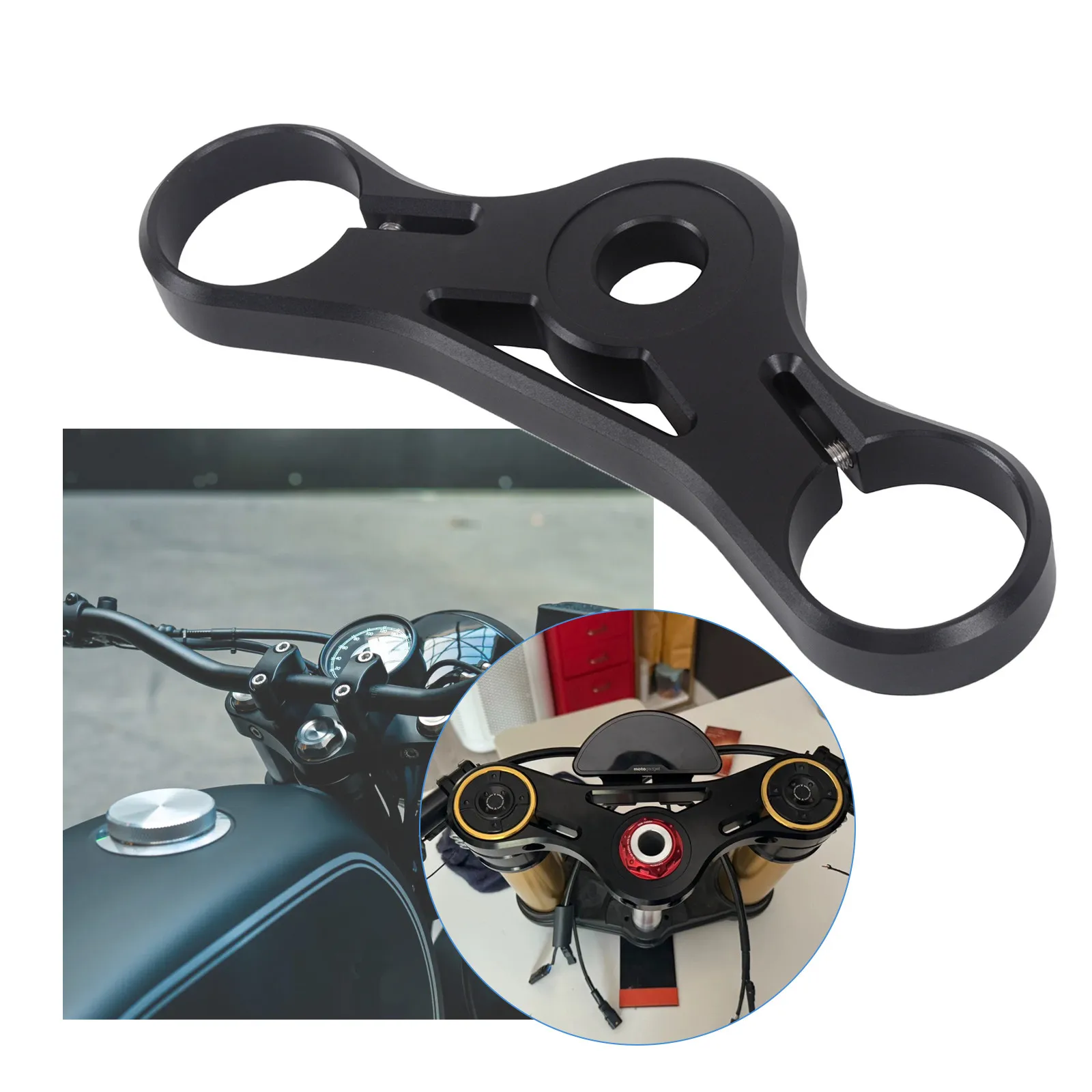 

Motorcycle Fork Triple Clamp Top Plate Aluminum Upper Bracket for BMW R Ninet R9t R NINET T