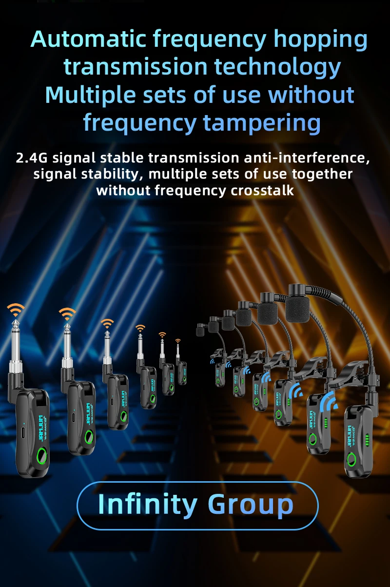 Wireless Acoustic Microphone for Saxophone 6.35-3.5 Audio Jack Great Accessories for Saxophone Players view 6