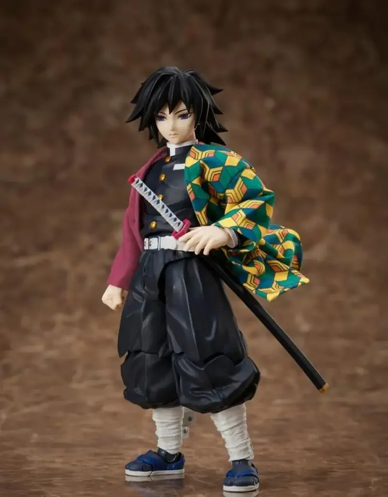 Original Aniplex Buzzmod Tomioka Giyuu Action Figure Anime Demon Slayer Kimetsu No Yaiba Figurine Pvc Mode Statue Doll Toys Gift