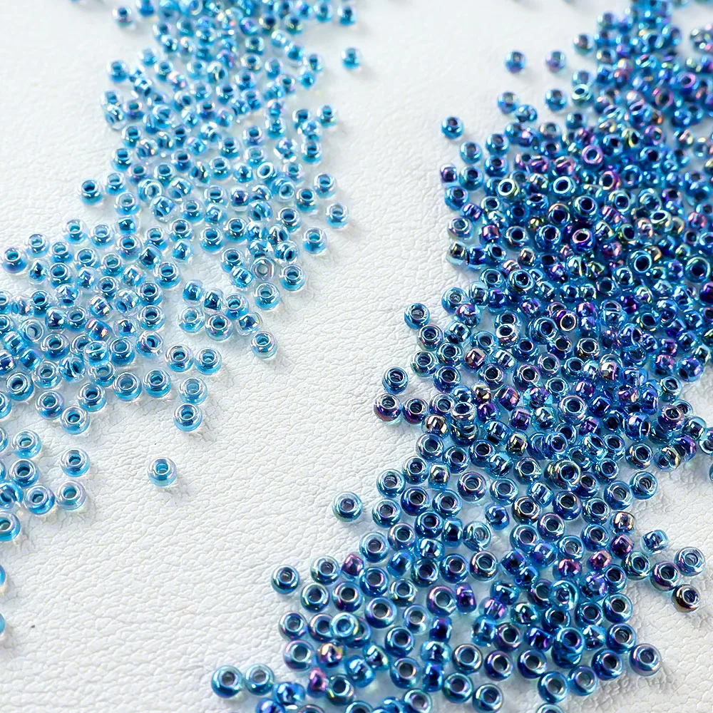 10g/tube Miyuki colorful round glass beads, imported from Japan as 11/0 jewelry accessories, used for DIY production of bracelet