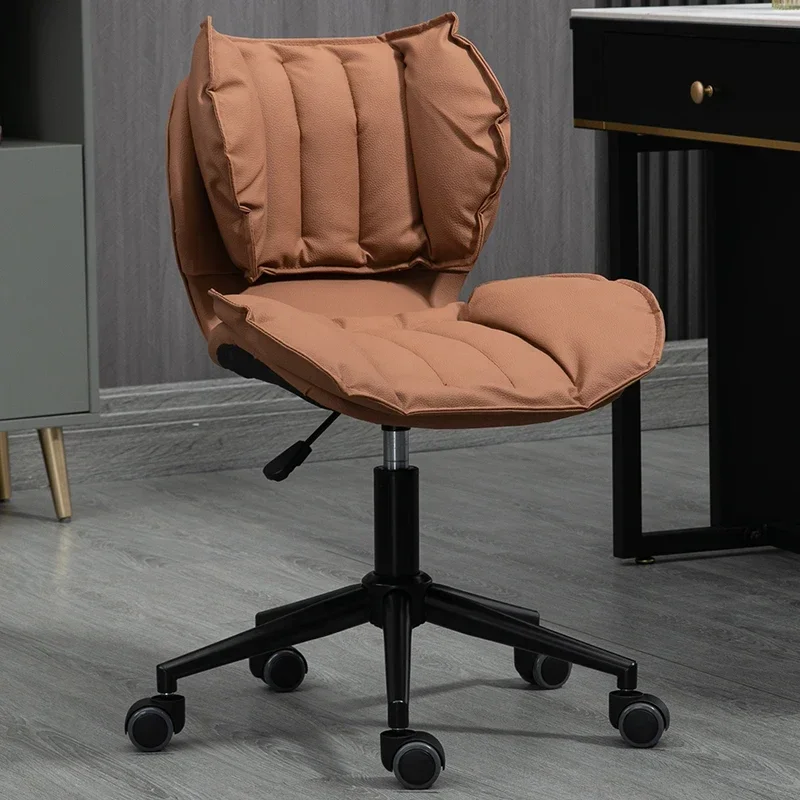 Nordic Computer Chair Home Office Chair Comfortable Bedroom Rotating Lift Makeup Artist Chair Dining Chairs