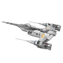 MOC Space Wars Weapon Djarin's N-1 Starfighters Spaceship 75325 Building Blocks Toys For Children Gift