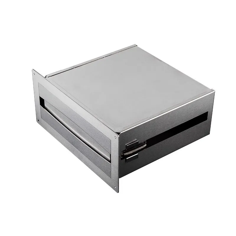 Hand carton 304 stainless steel concealed concealed mirror back tissue box embedded paper box holder