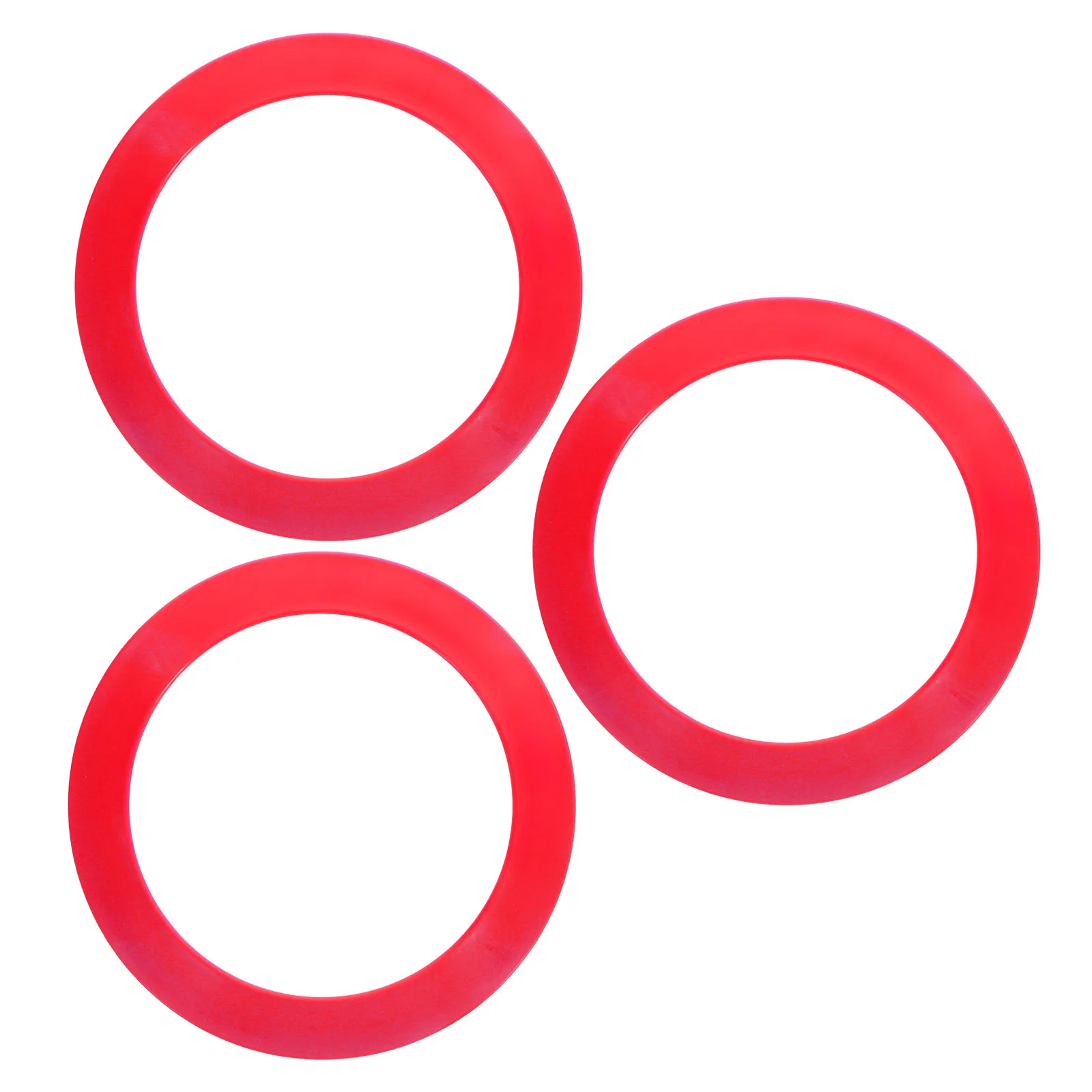 

3Pcs Juggling Rings Lightweight Plastic Tossing Circles for Outdoor Training Juggling Set Circus Props Agility Rings Fun