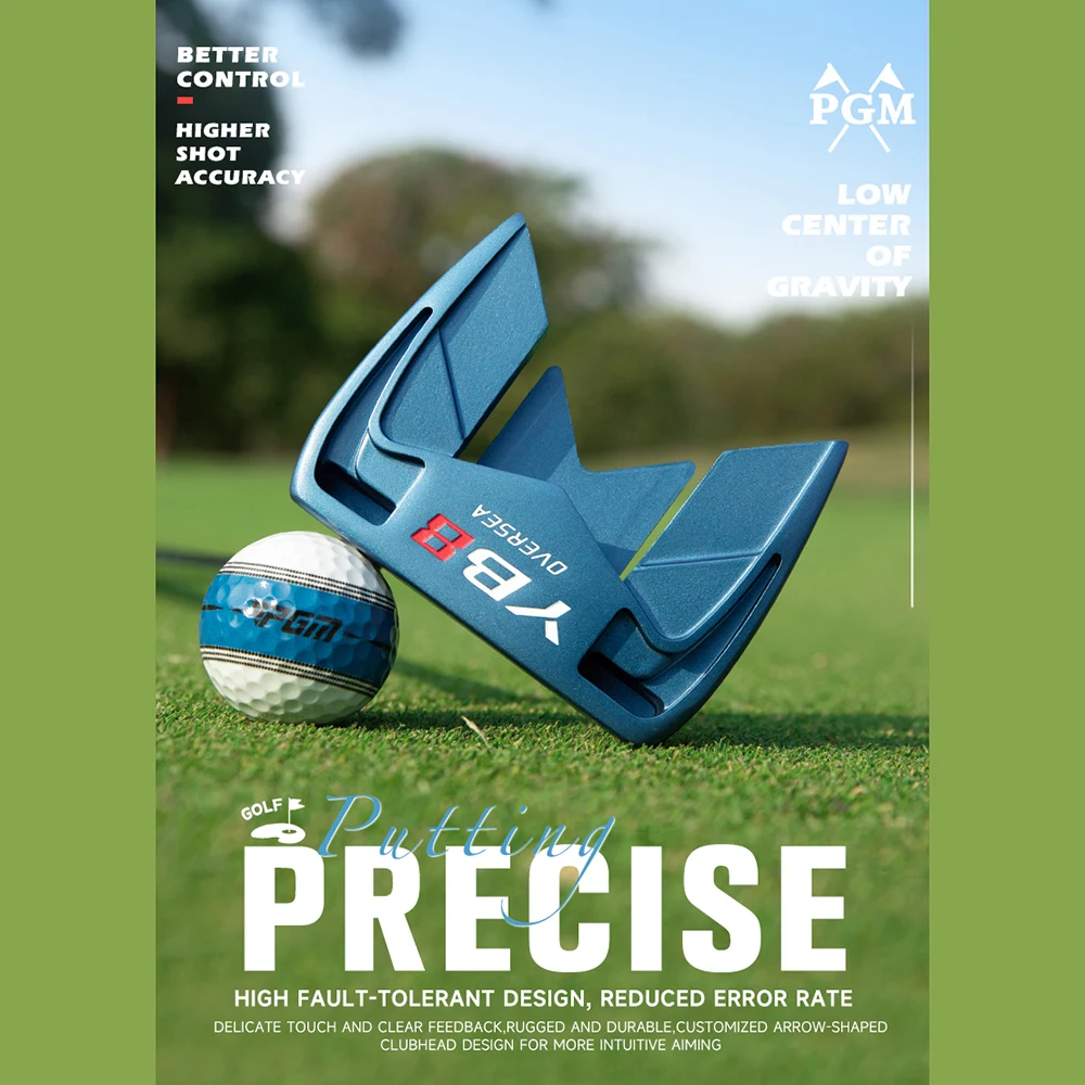 PGM TUG097 Golf-Putter für Herren mit Ziellinie in Pfeilform, stabilem, tiefem Schwerpunkt, hoher Kapazität und Ausrichtungshilfe, für Rechtshänder – Detail 11