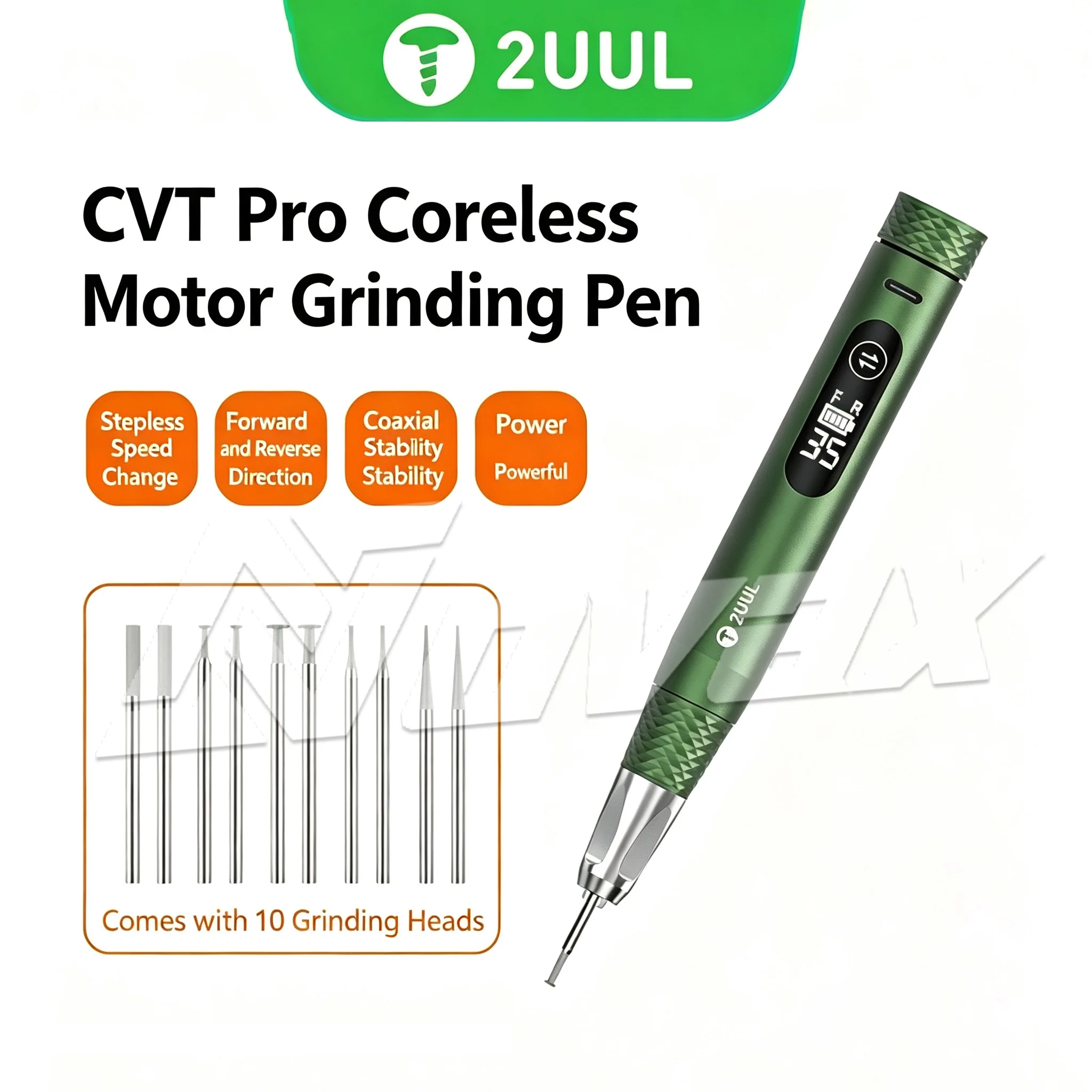 2UULDA85 CVT Pro hollow cup motor polishing pen for mobile phone maintenance, continuously variable speed handheld polishing pen