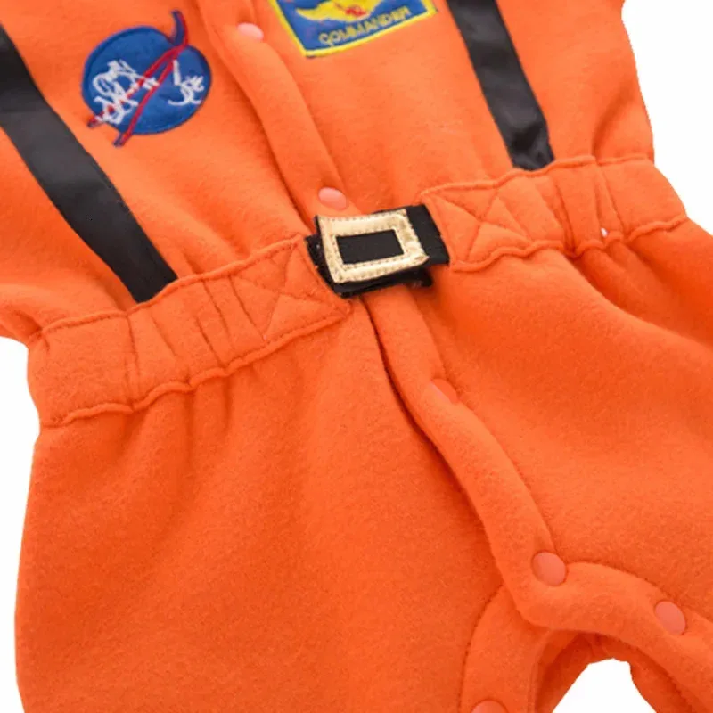 Baby Astronaut Costume Space Suit Rompers Halloween Birthday Party Jumpsuit Outfit for Baby Boys Toddler 0-24M-3T