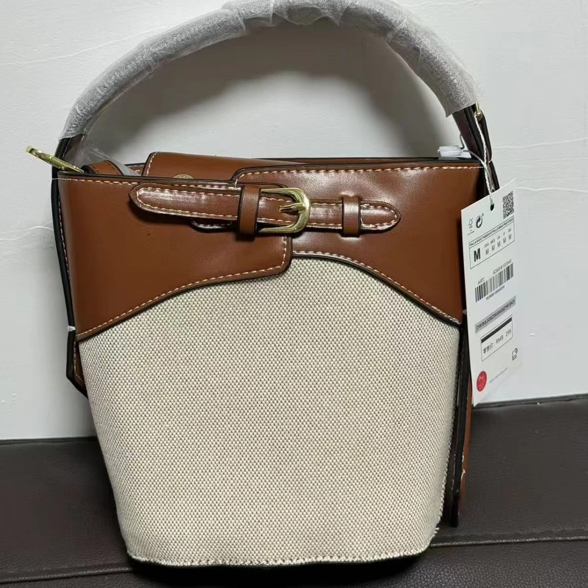 

2025 Luxury Designer Brown Bucket Crossbody Bag Summer Messenger Bag For Girls