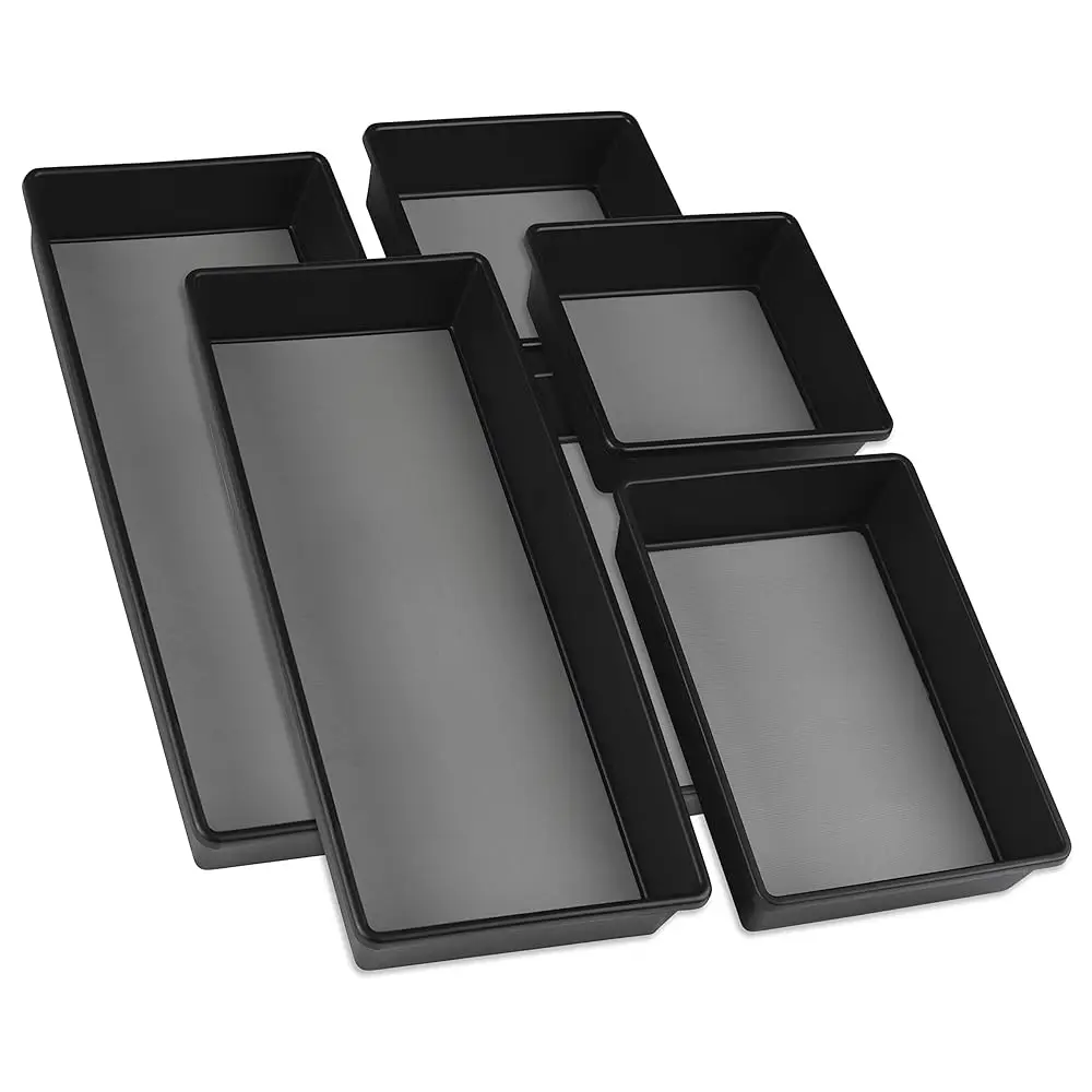 

Органайзеры для ящиков 3-х размеров | Органайзеры и лотки для хранения для офиса, кухни, рабочего стола [6 шт.]