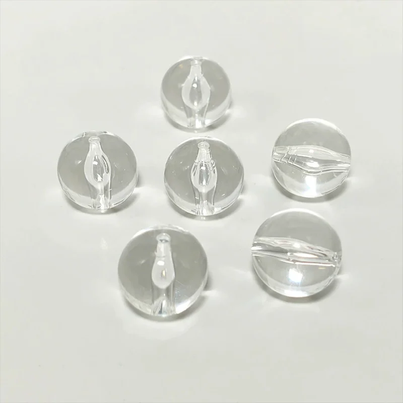 500g 6-20MM Clear Transparent Acrylic Cylinder Bead Imitation Crystal Beads for DIY Handcrafted Curtain Making Jewelry Component