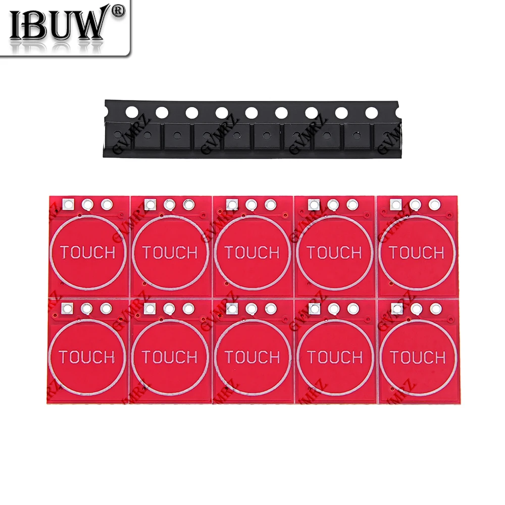 10PCS/LOT Self SOT23 TTP223 NEW SOT23 TTP223 Locking Touch Switch Sensor Touch Button Module Capacitor Type Single Channel SOT23