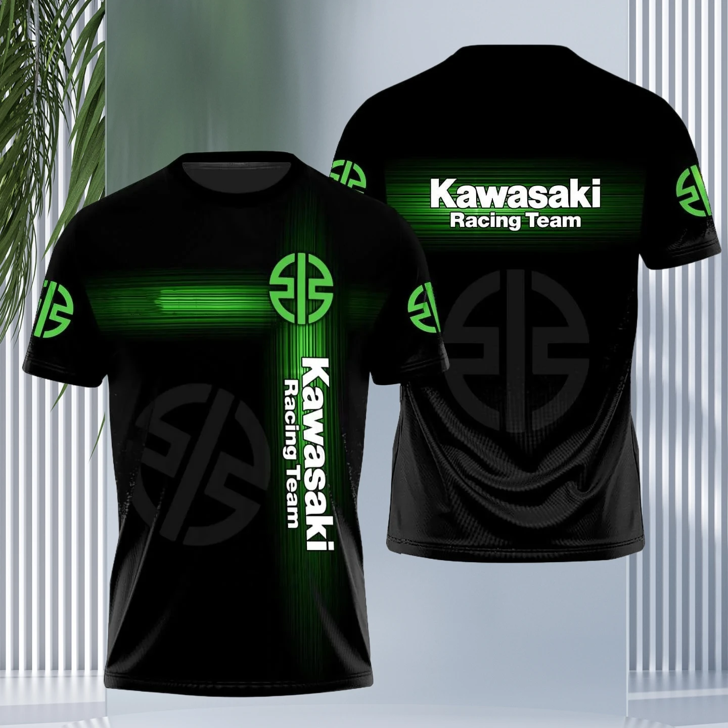 

Мужская сверхмощная мотоциклетная футболка, уличная спортивная одежда Kawasaki с короткими рукавами, повседневная спортивная одежда, новый топ моделей на 2025 год
