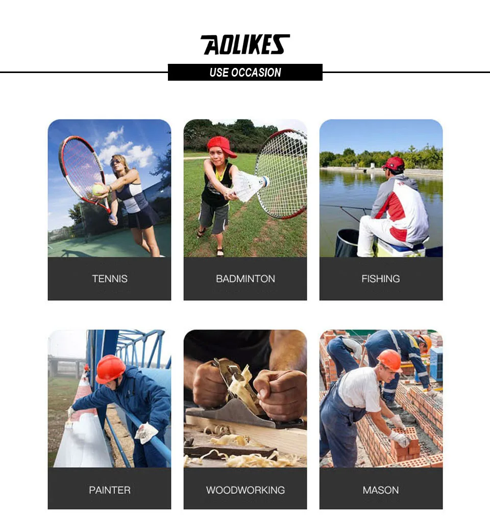 AOLIKES 1PCS Einstellbare Basketball Tennis Golf Ellenbogen Unterstützung Golfer Strap Ellenbogen Pads Seitliche Schmerzen Syndrom Epicondylitis Klammer – Detail 16