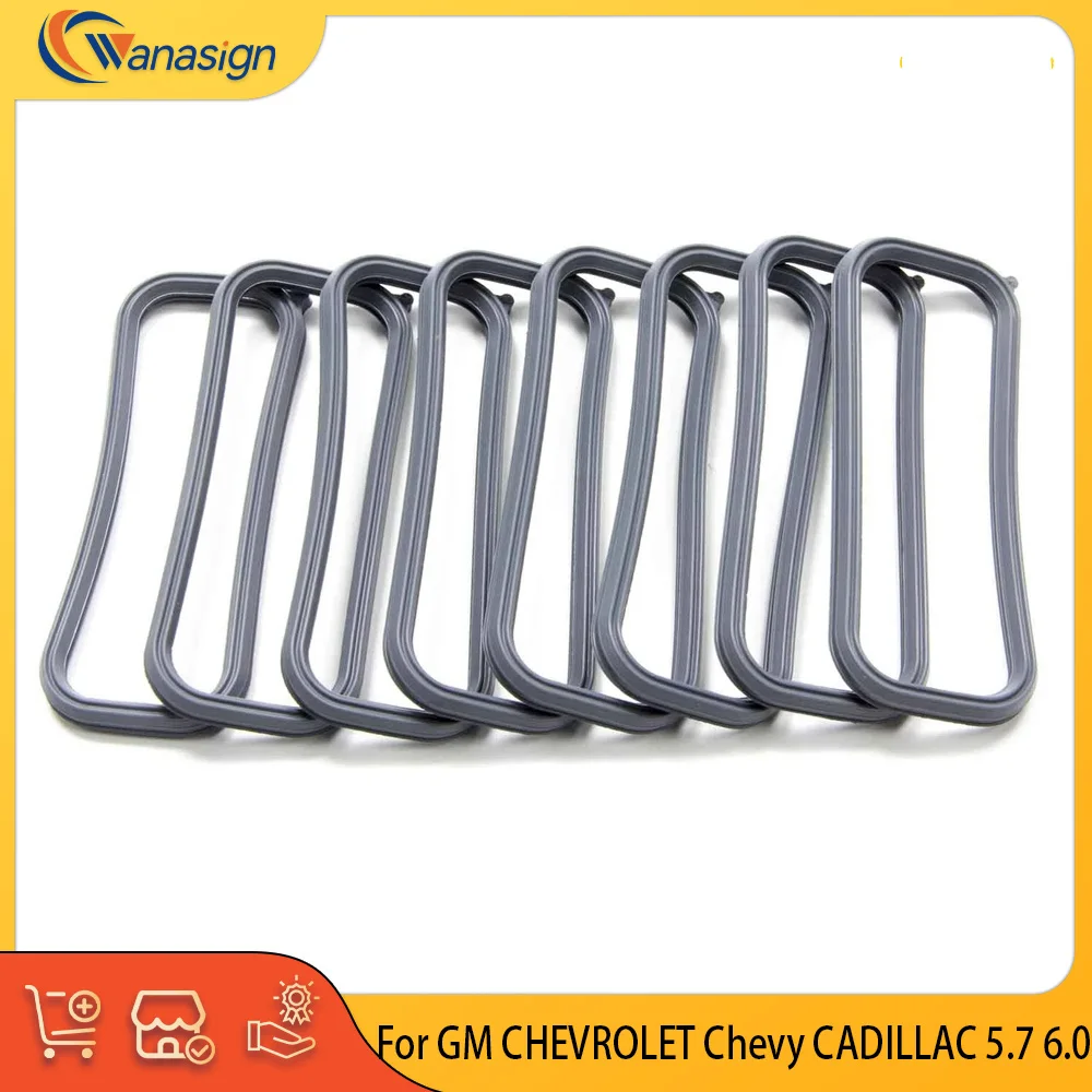 Juego de Juntas de Colector de Admisión para Motor, Compatible con Motores V8 de 5.7 y 6.0 L a Gasolina para GM CHEVROLET Chevy CADILLAC PONTIAC AVANTI LS1 LS12 5.7L 6.0L