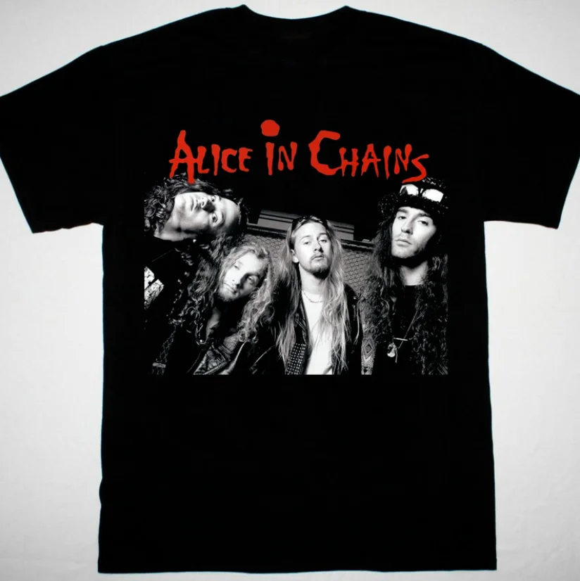 

Alice In Chains band Concert T-shirt Black Cotton Tee All Sizes S-5Xl