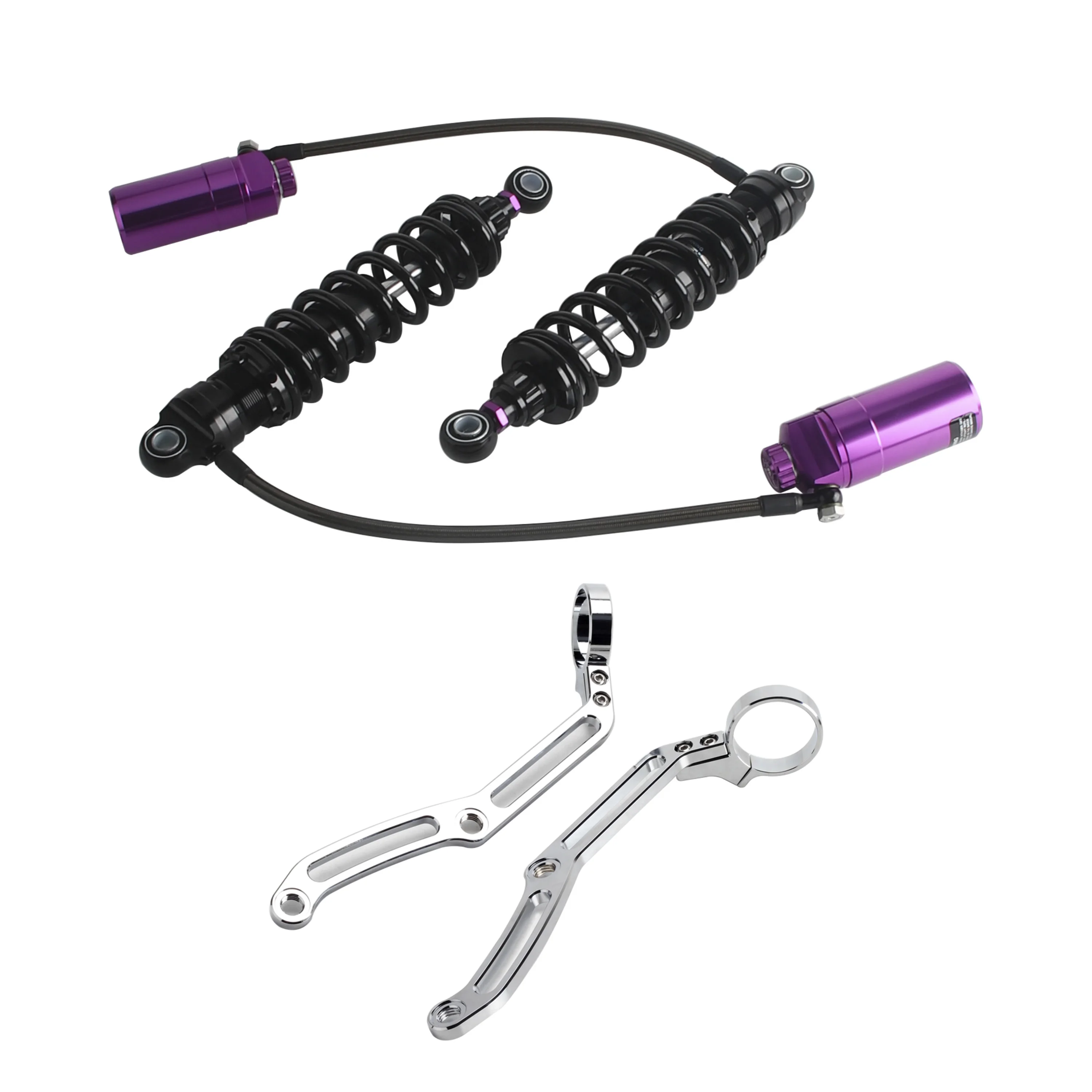

High Quality Motorbike Rear Shocks Damper Parts Compression Adjust Motorcycle Suspension Absorber Fit for Harley Models