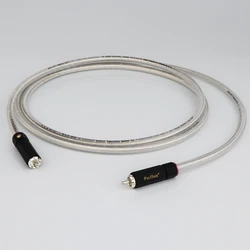 XLO HT4 Silver Plated Digital cable HiFi 75 Ohms Coaxial Audio Cable Screen Digital Audio Coaxial Cable RCA To RCA For DAC CD