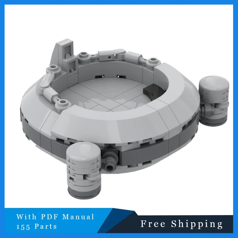

155 деталей, серия Star Battle, круглые строительные блоки для конференц-зала, креативные кирпичи, модель для детей, сборка, дисплей, игрушки, подарки