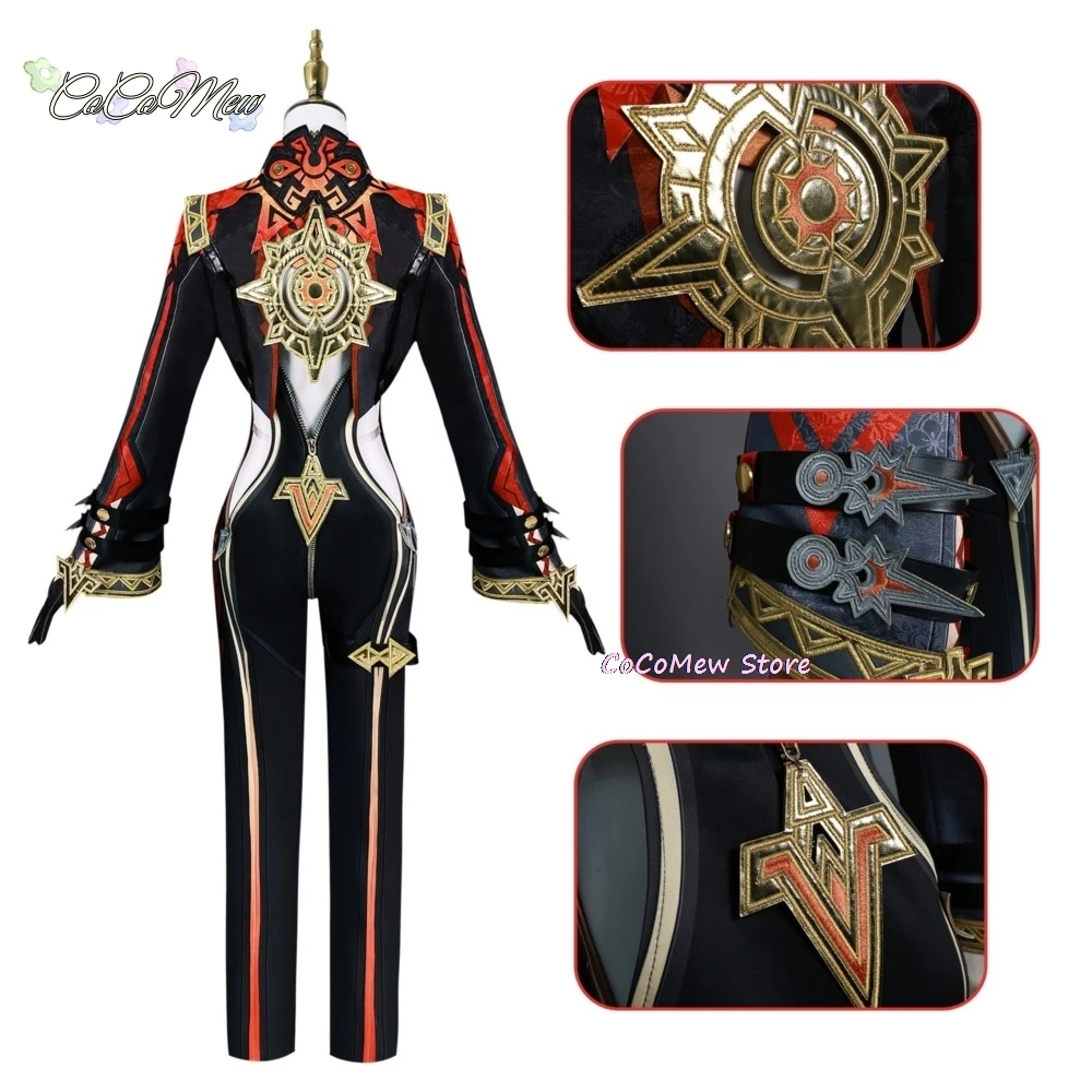 2024 Nieuwe Rol Mavuika Cosplay Kostuum Genshin Impact Mavuika Pyro Archon Pruik Cosplay Kostuum Nieuwe Outfit Halloween Kostuum Vrouwen