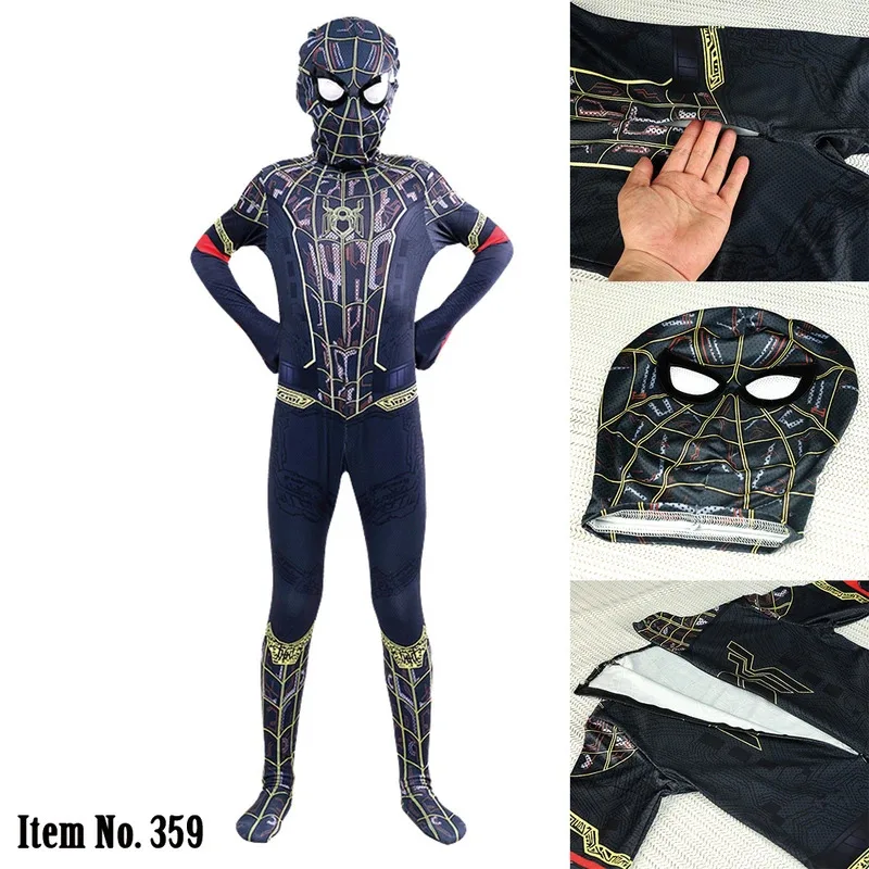 MARVEL Spider-man Costumes Tom Holland Spiderman Cosplay Bodysuits For Kids Adults Party Clothes Birthday Gift Fans Collection