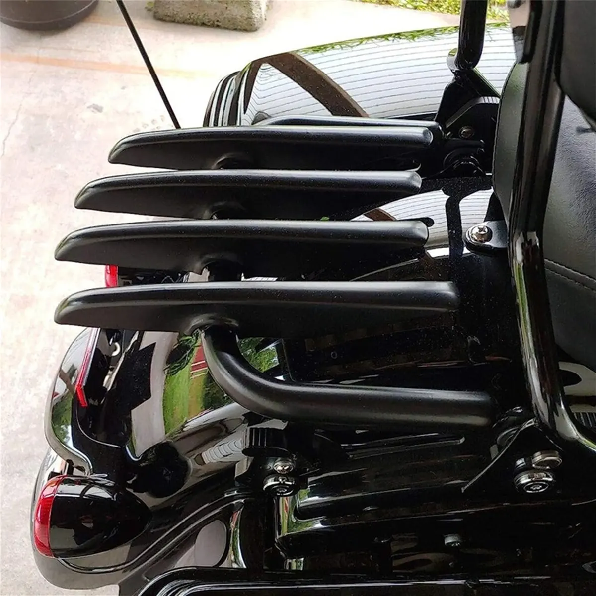 【~ NEW A91P】Motorcycle Modified Rear Rack Shelf Luggage Rack for Touring Street Glide Road