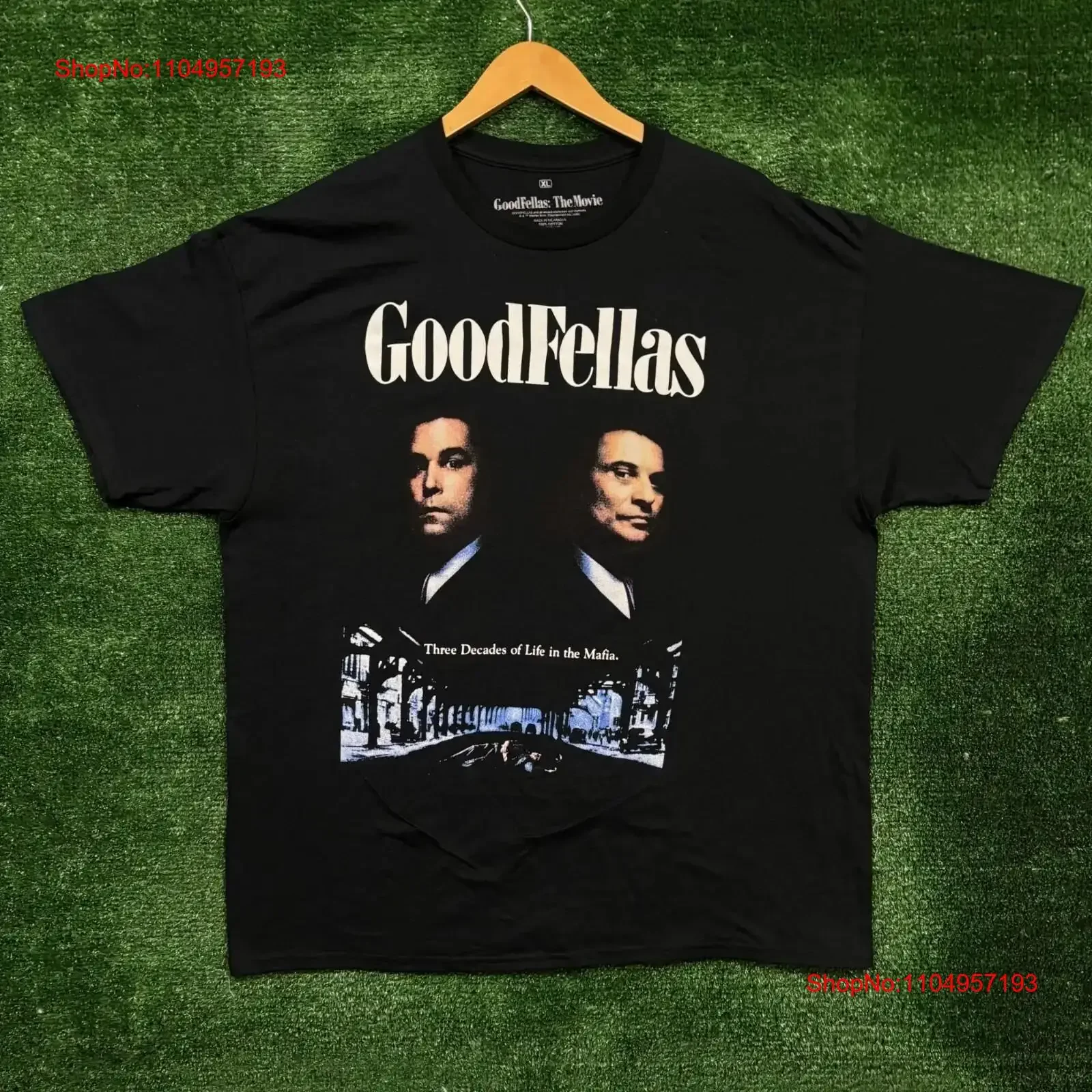 Goodfellas The Movie Three Decades of Life in Mafia T Shirt Extra Large vintage Washed Comfortable designer clothes streetwear
