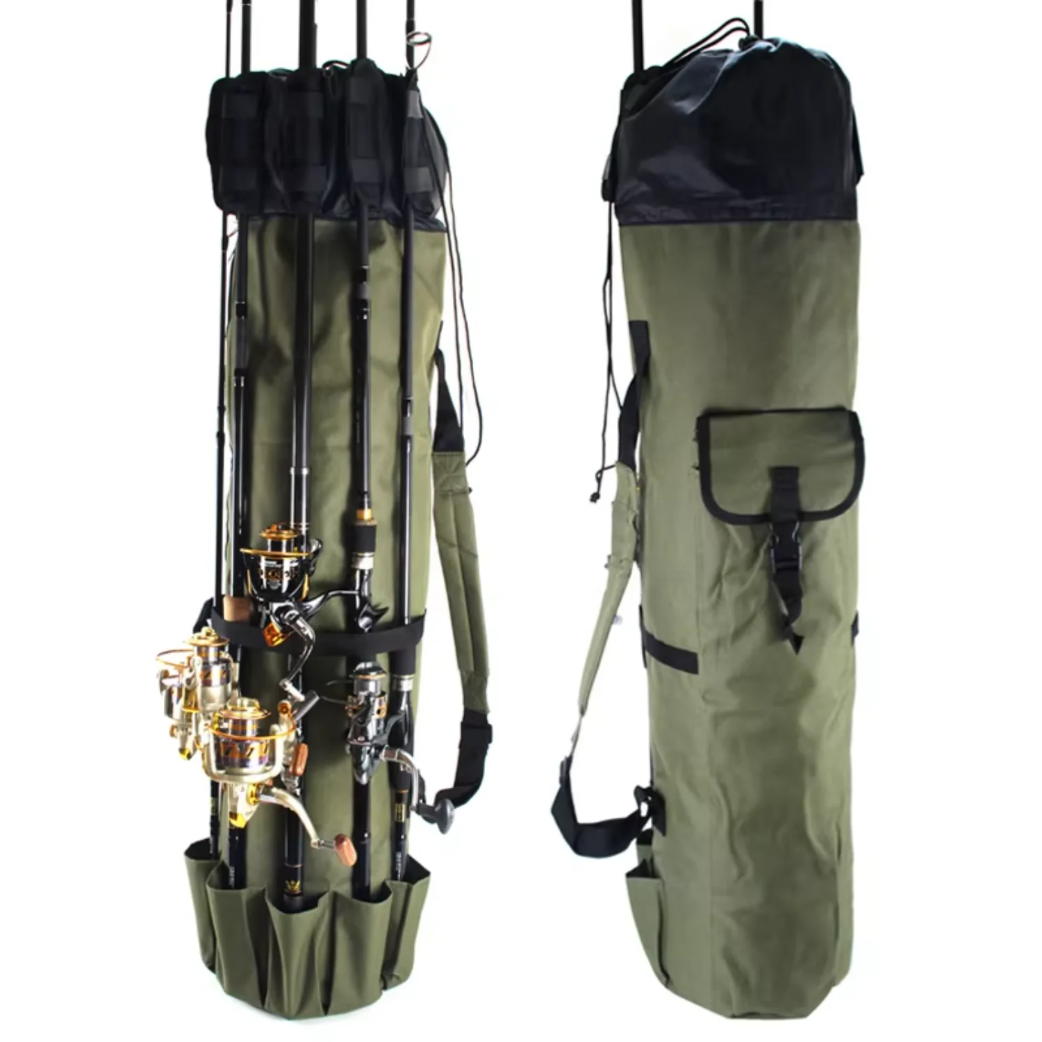 Multi rod fishing gear, backpack, fishing gear  , men's fishing with pole rack, sling, single shoulder , fishing