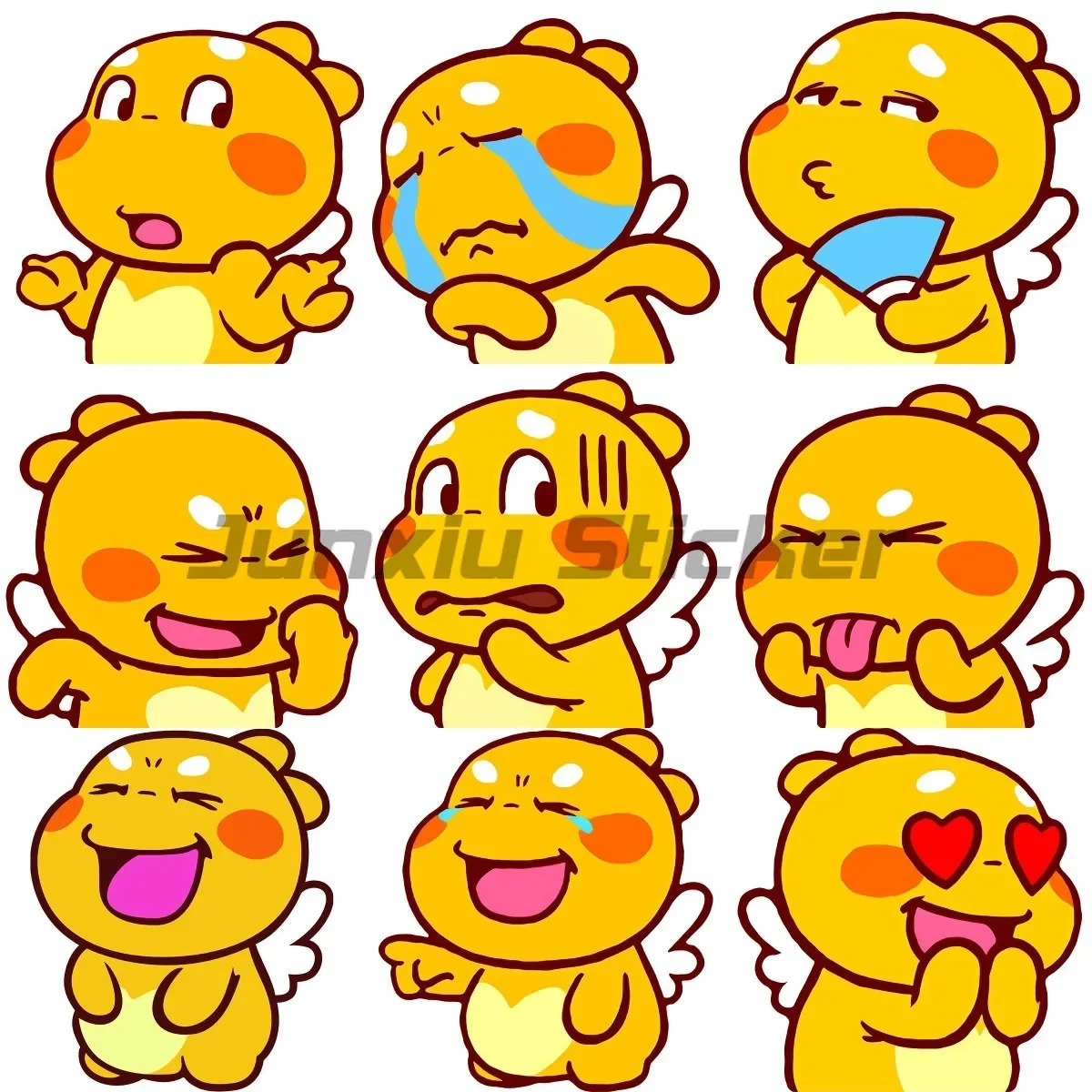 

Cupid's Brother Qoobee Sticker Cartoon Vinyl Car Wall Window Room Accessories Anime Cute Decoration Laptop Decals Customizable