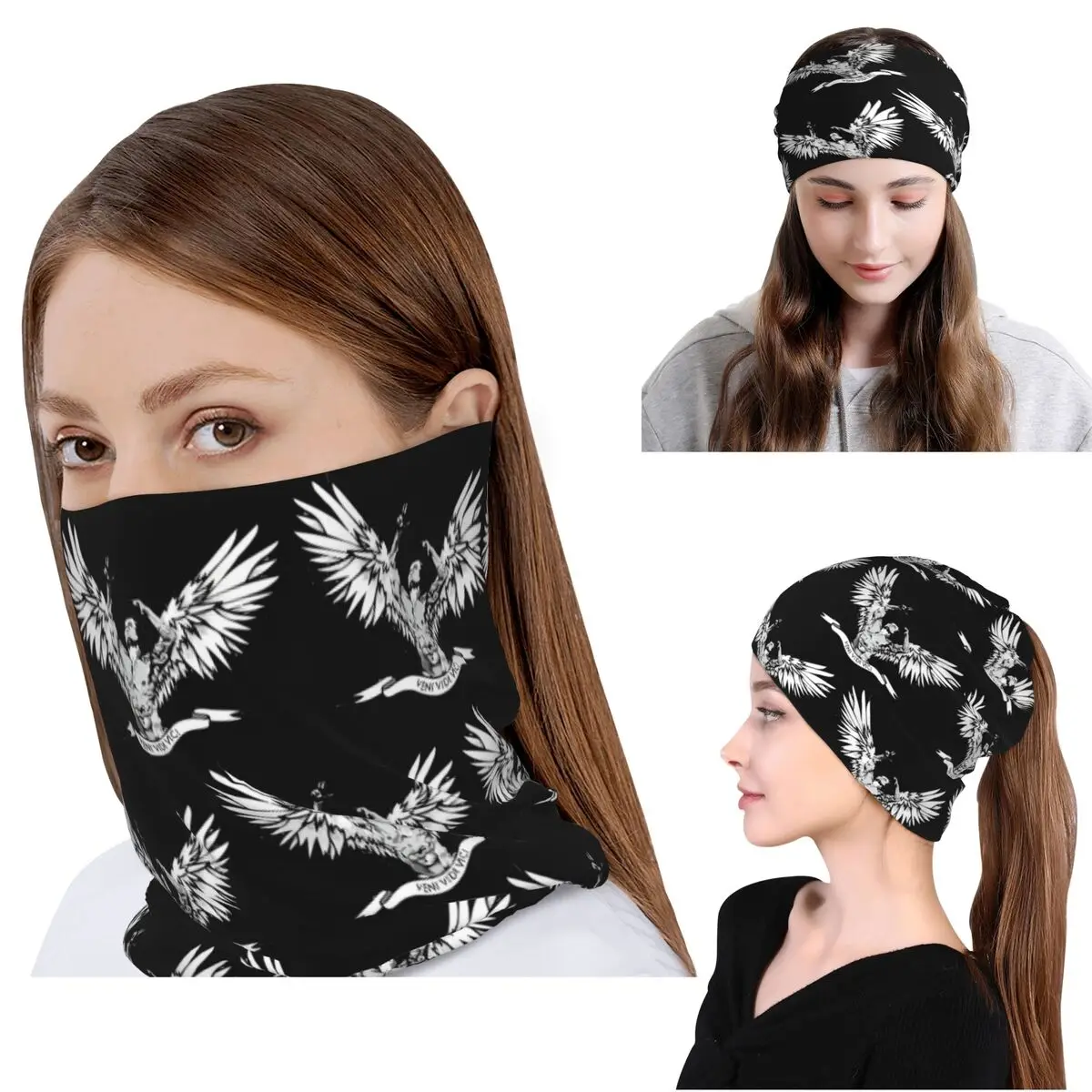 

Zyzz Bandana Neck Cover Wrap Scarf Multi-use Headband Beanies Hat Unisex Adult Windproof