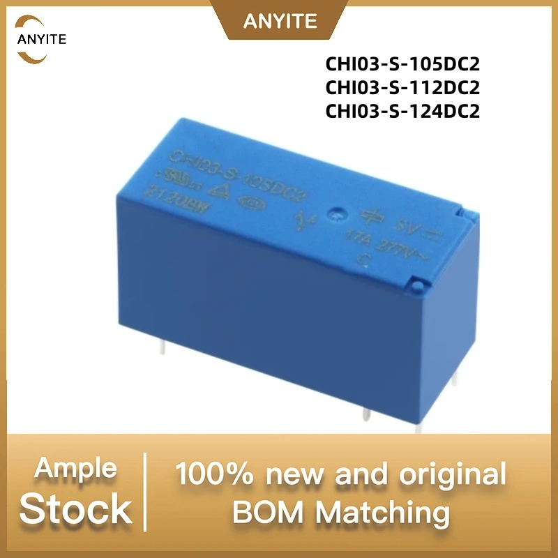New 5Pcs/LOT   CHI03-S-105DC2    CHI03-S-112DC2    CHI03-S-124DC2      CHI03-S 8PIN