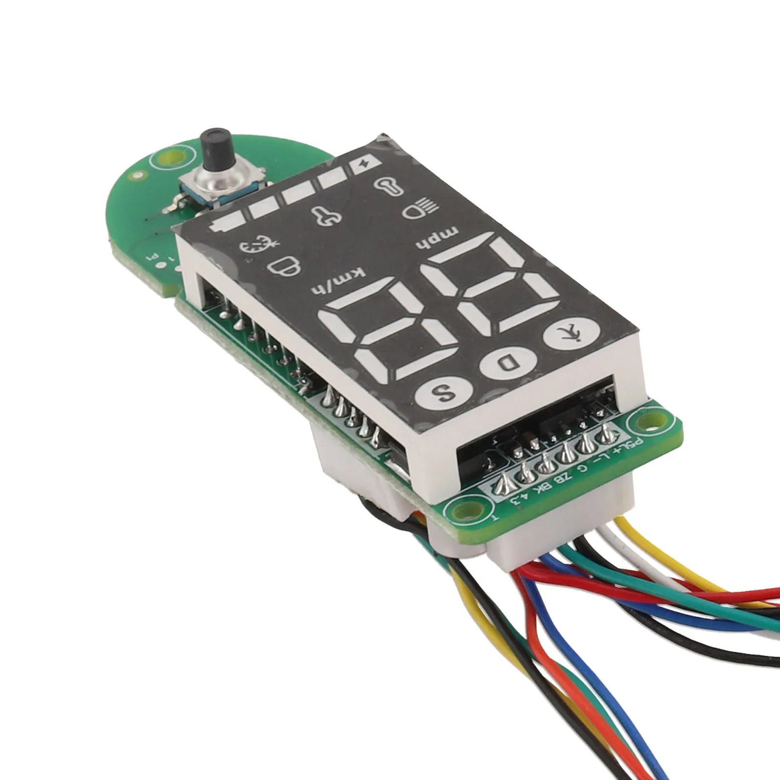 

Electric Scooter Controller Electric Scooter Dashboard Controller Weight 132.1g Dashboard Line Length 245mm Easy To Replace