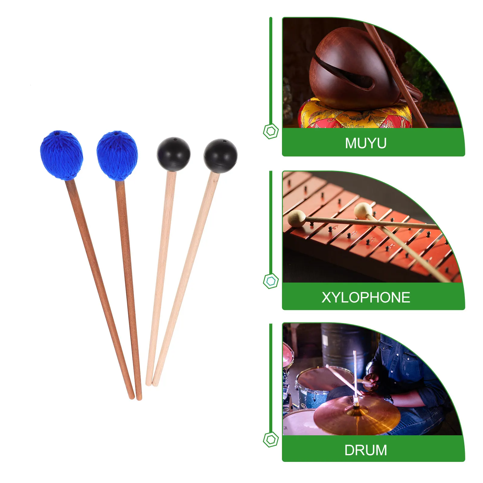 Acessórios Marimba Martelo Teclado Mallet Percussão Xilofone Baby Mallets Tambor