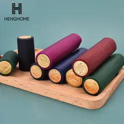 100pcs bottle film wine Heat Shrink Shrinkable Plastic Caps Films Sealing Cap Wine Bottle Film Wine Heat Shrinkable Cap 6x3x3cm