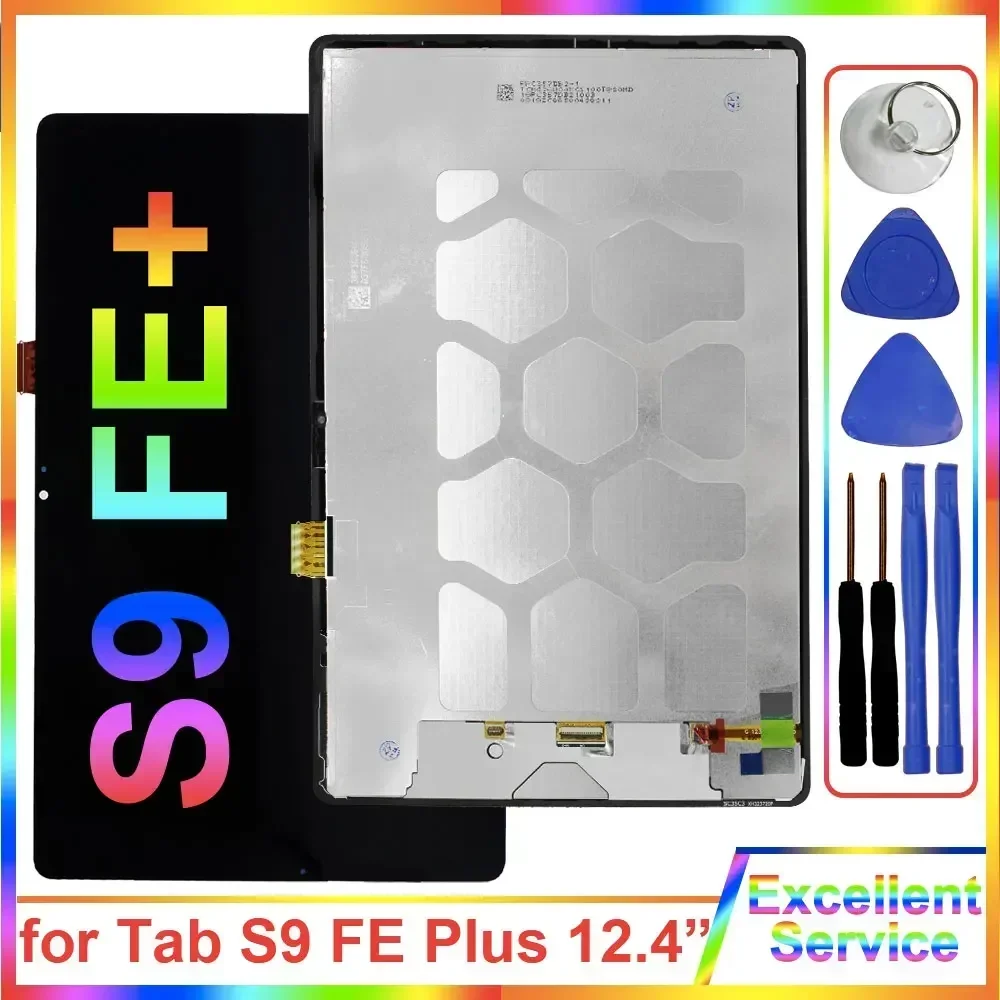 

Tested LCD for Samsung Galaxy Tab S9 FE Plus X616B LCD Display Touch Screen Digitizer Replacement for Samsung Tab S9 FE Plus LCD