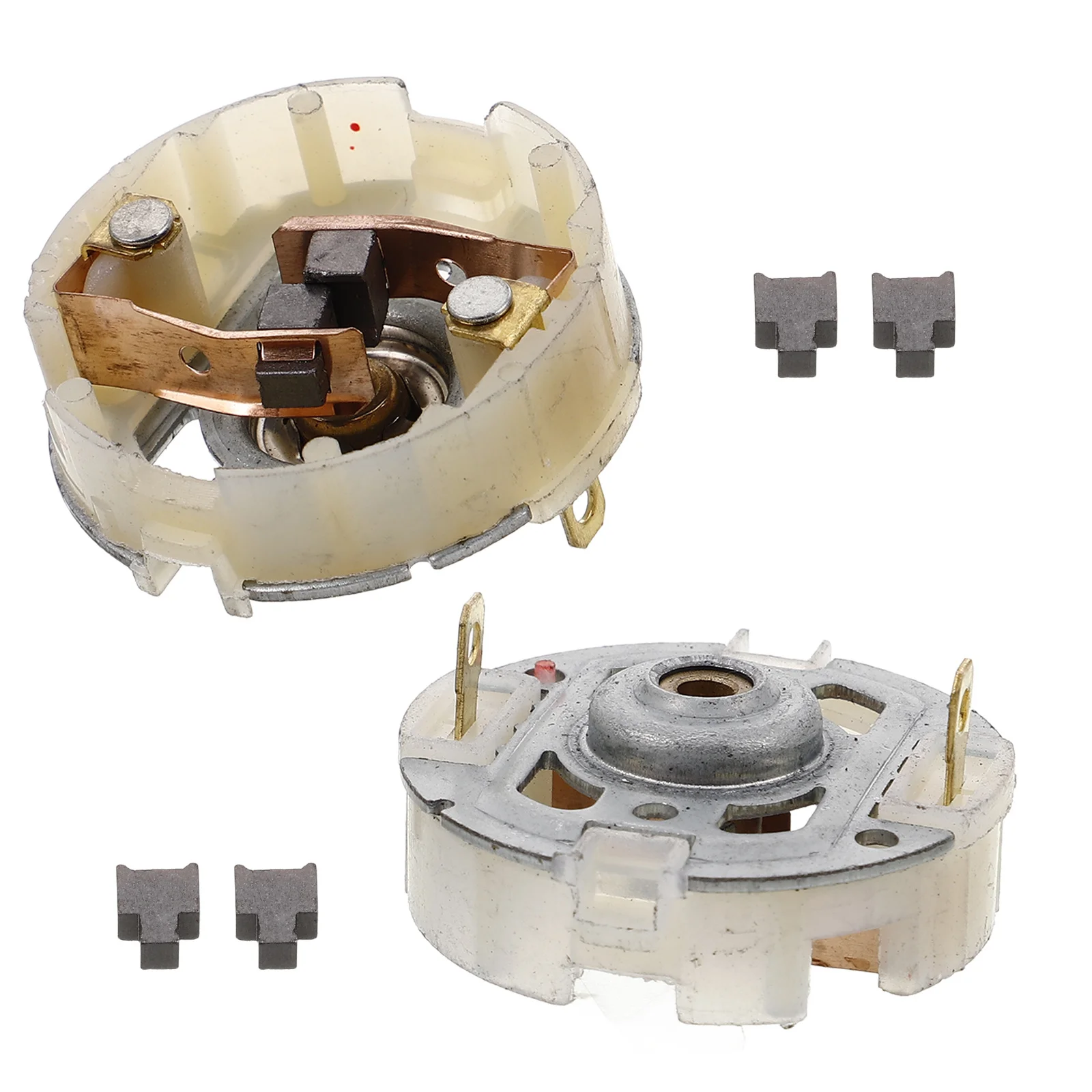 1Set Tempat Sikat Karbon untuk Penggantian Motor, Suku Cadang Perbaikan Mudah Dipasang untuk Bor Listrik, Bor Palu, Motor Mobil, Perkakas Listrik