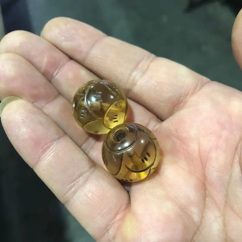 2026 Hot 2Pcs Tibetan Vintage Antique Imitation Crystal Round Beads for DIY Jewelry Making