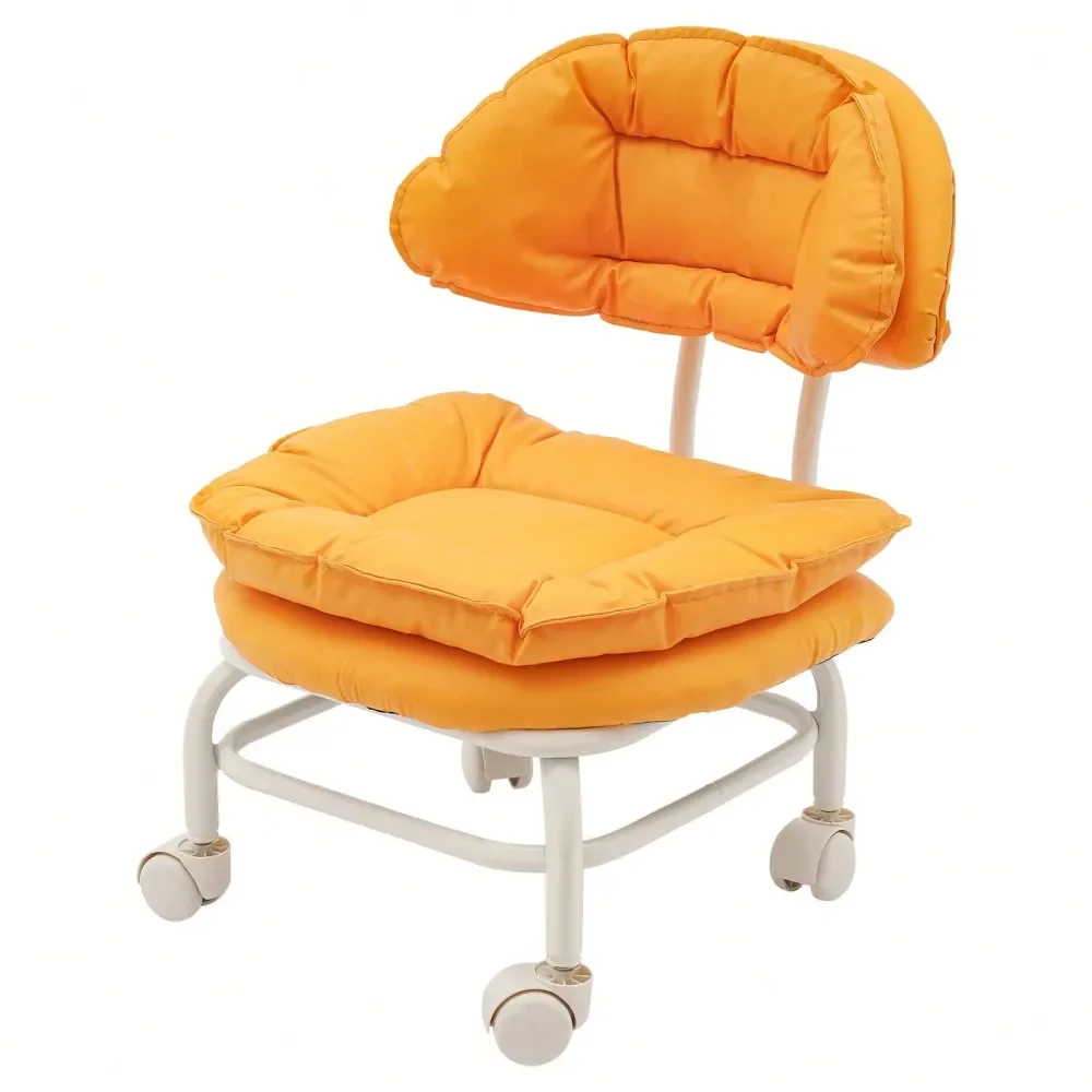 

Стулья для столовой: Удобный табурет на колесиках со спинкой, усиленный, выдерживающий нагрузку до 150 кг (330,69 фунтов)