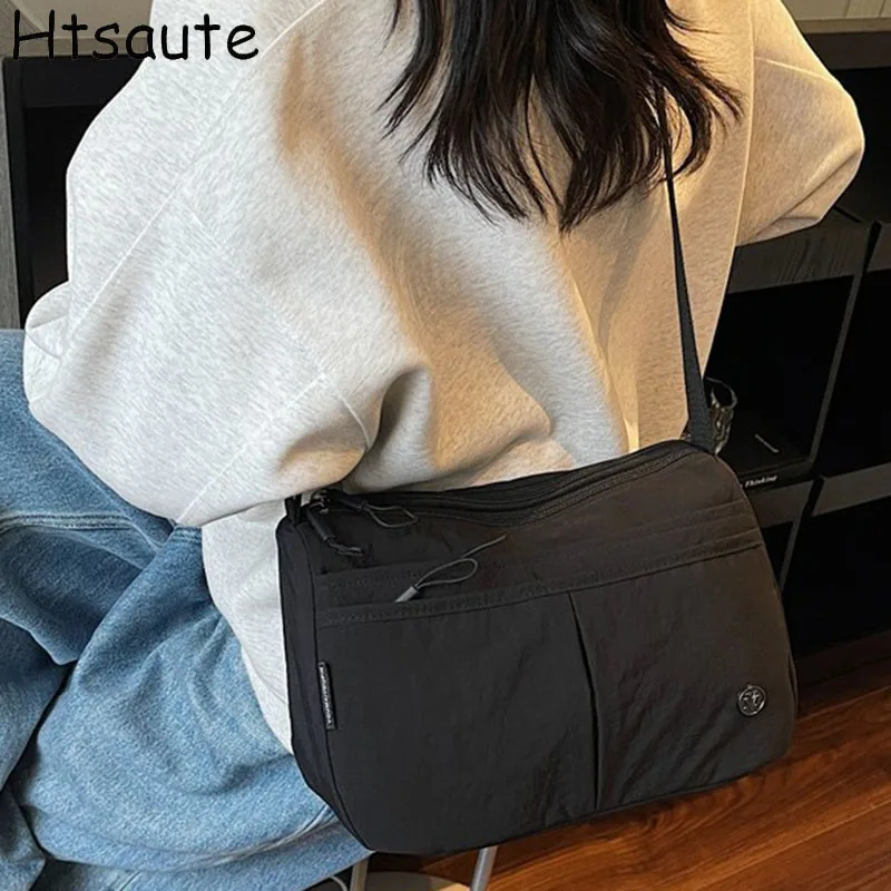 

Hot Sale Fashion Large Capacity Crossbody Shoulder Bags Canvas Zipper Hand Bag Messenger Totes Ladies Purse Handbag bolsos mujer