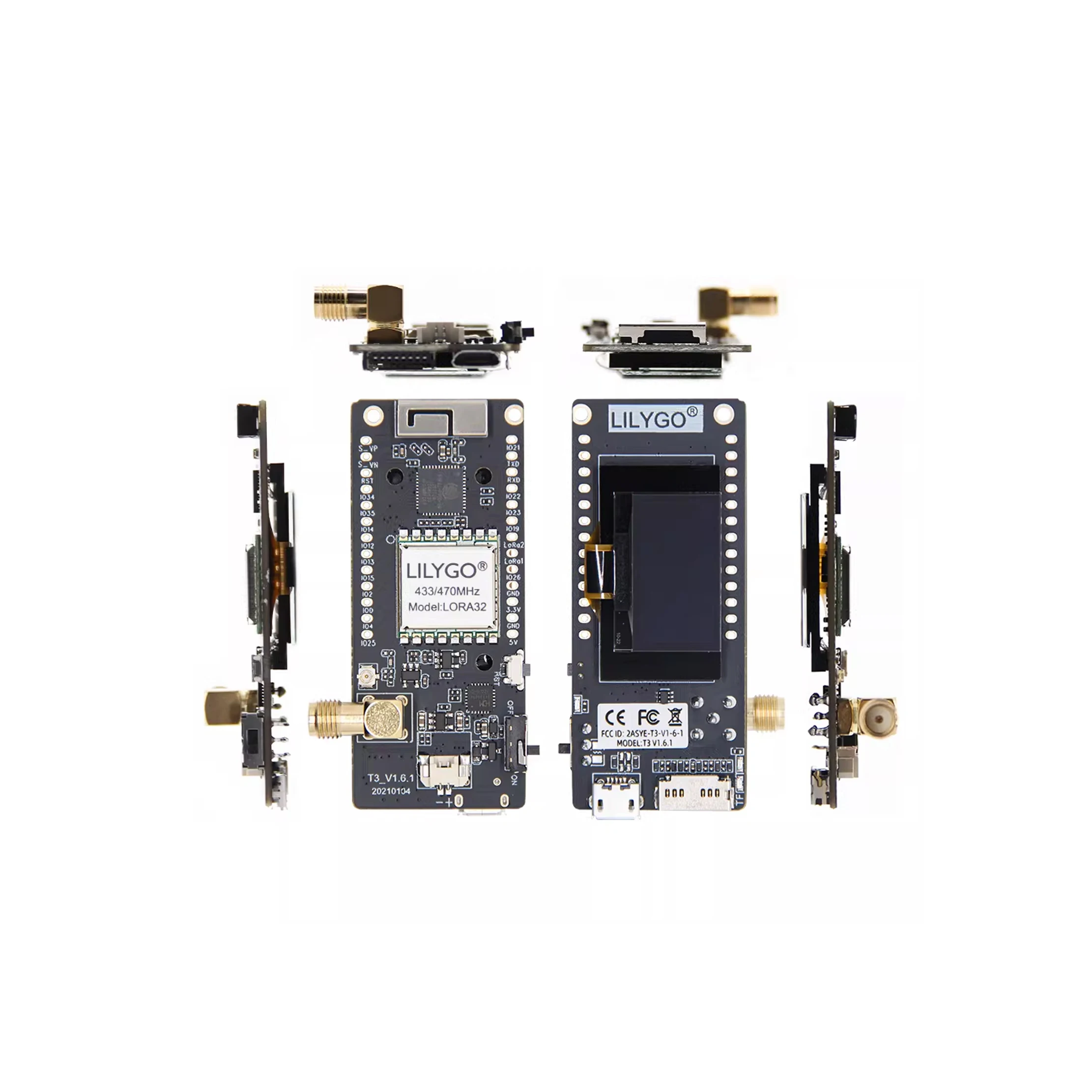 TTGO LoRa32 V2.1 ESP32 OLED 0.96-inch Bluetooth WiFi Wireless Module SMA