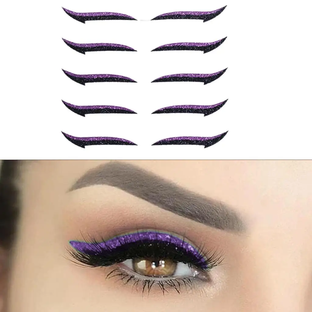 Double eyeliner adesivos para maquiagem, 2 a 4pack, maquiagem ferramenta