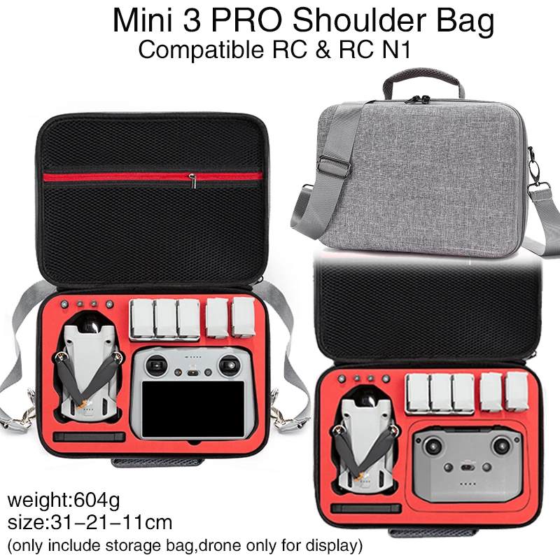 

Suitable for DJI mini 3 pro storage box mini storage bag storage box nylon portable backpack