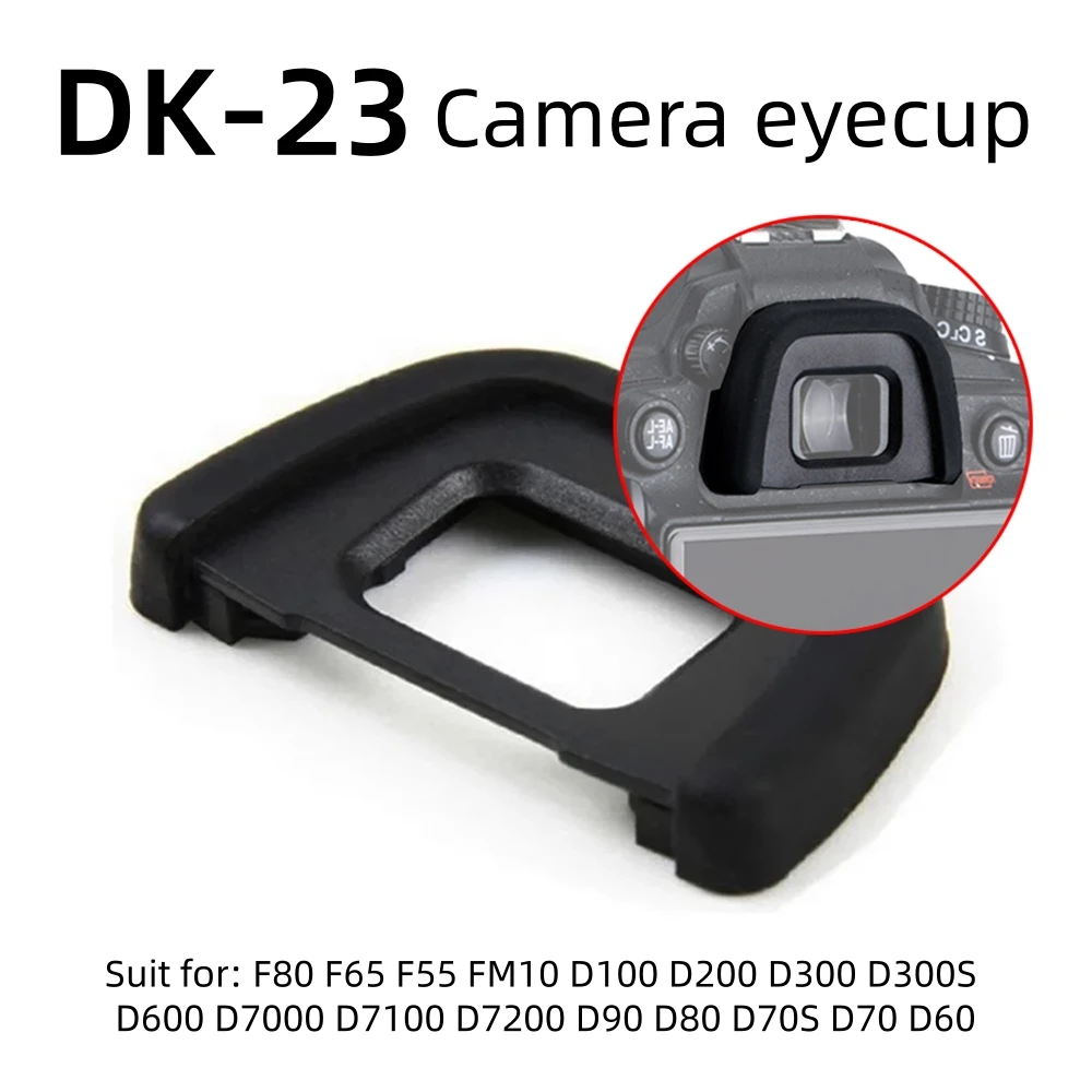 Ocular para Cámara DK-23, Repuesto DK23 para Nikon F80 F65 F55 FM10 D100 D200 D300 D300S D600 D7000 D7100 D7200 D90 D80 D70S D70 D60