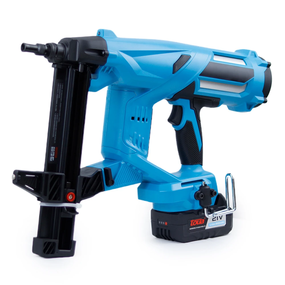 Toua DCCN40B Battery Nail gun Cordless Lithium electric drive Steel Nail gun Uesd For Battery Actuated Fastening Tool Concrete
