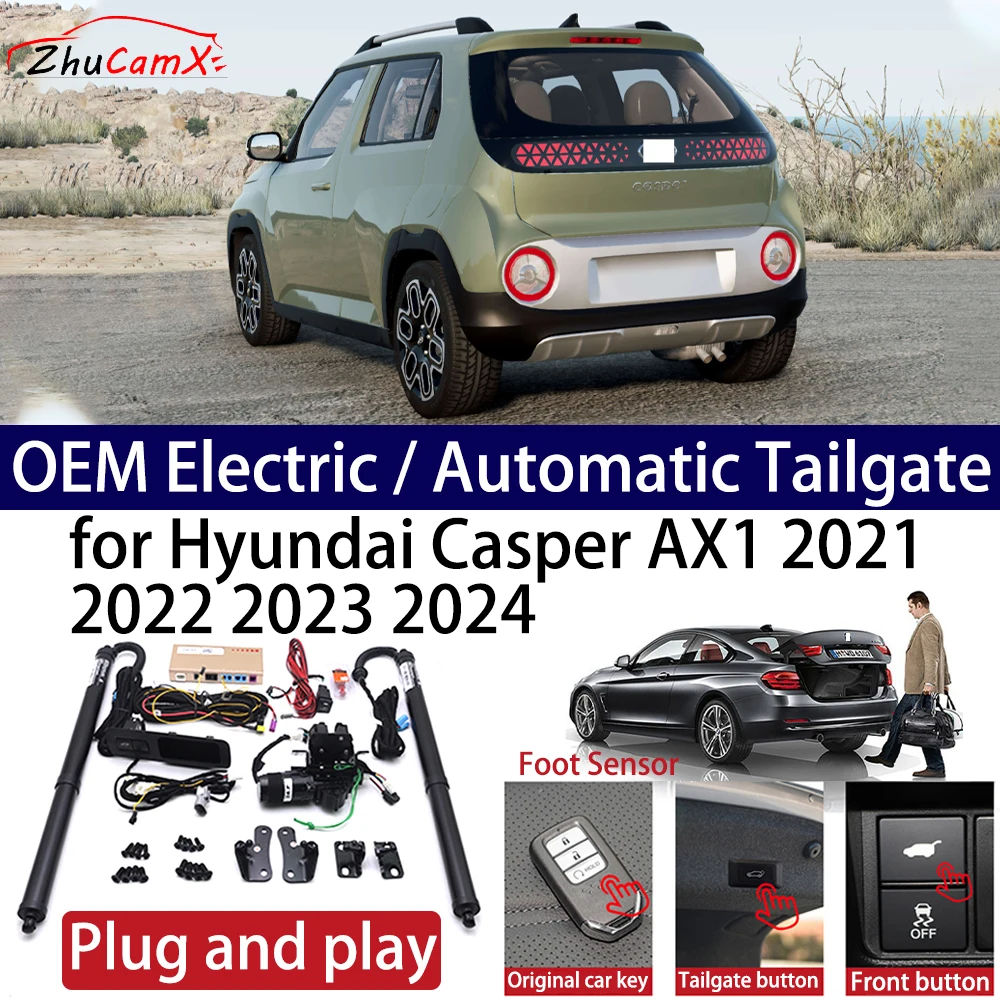 

ZhuCamX for Hyundai Casper AX1 2021-2024 Car OEM Power Electric Automatic One-Click Smart Liftgate Tail Gate Support Opener