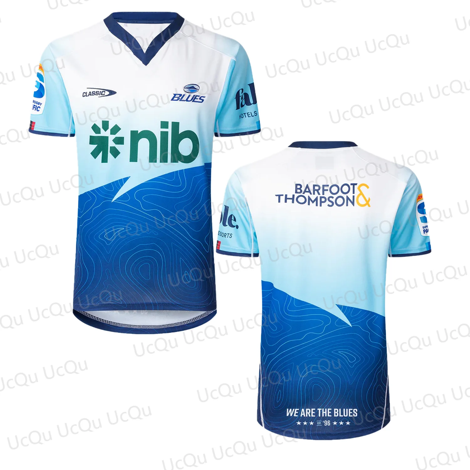 2025 New Arrival Summer Pacific Super Rugby League Blues Mens Home Jersey Training Jersey Kid Uniform For Adult&Kid Tops