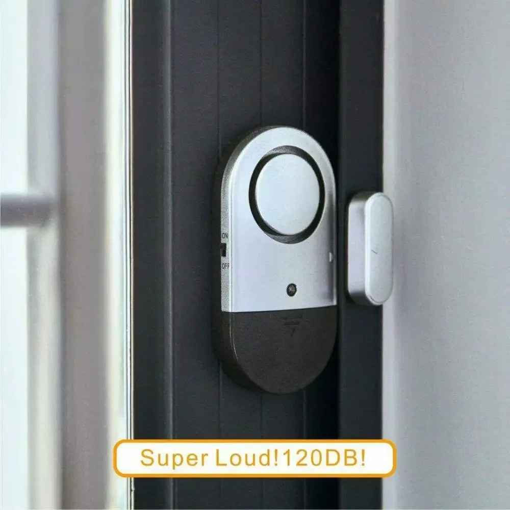 Allarme antifurto Allarme magnetico per porte e finestre Protezione di sicurezza Allarme antifurto 125 DB Sensori wireless per negozi di hotel domestici